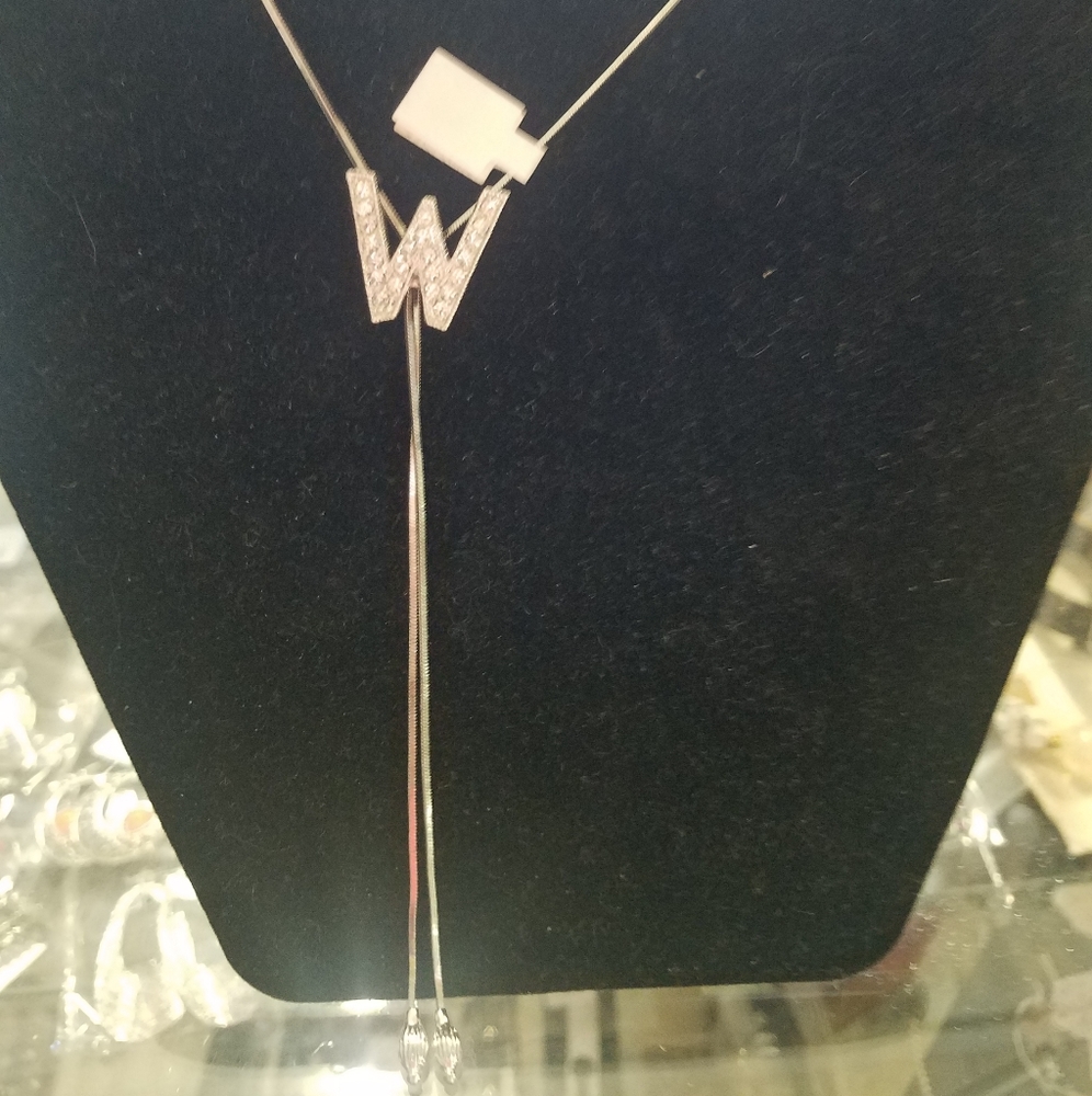 W necklace bling